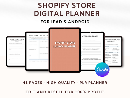 Shopify Launch Digital Planner