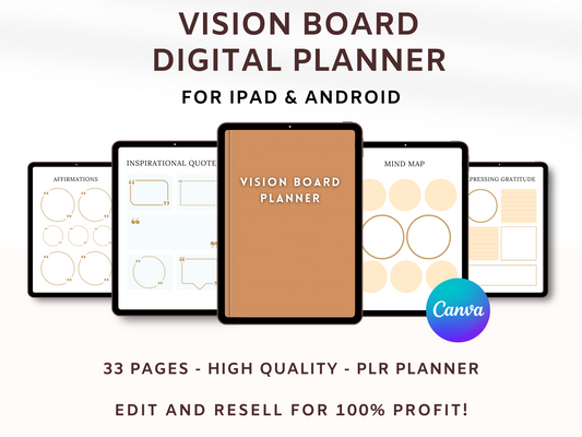 Vision Board Digital Planner
