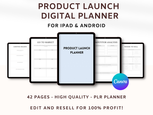 Product Launch Digital Planner