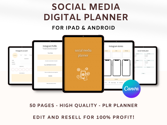 Social Media Digital Planner