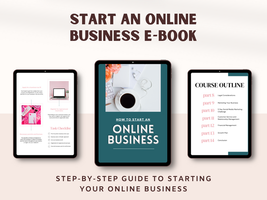Start An Online Business E-Book