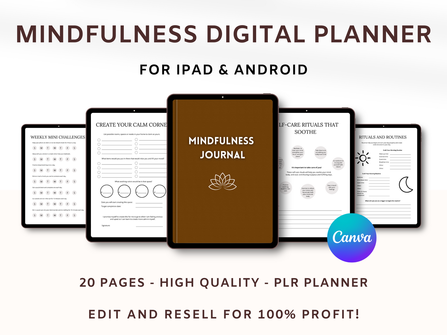 Mindfulness Digital Planner